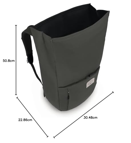 Osprey Arcane Roll Top Mochila, Adultos Unisex, Stonewash Black, O/S