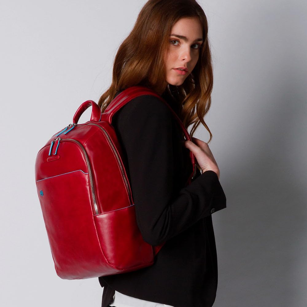 Piquadro Mochila Escolar, Azul