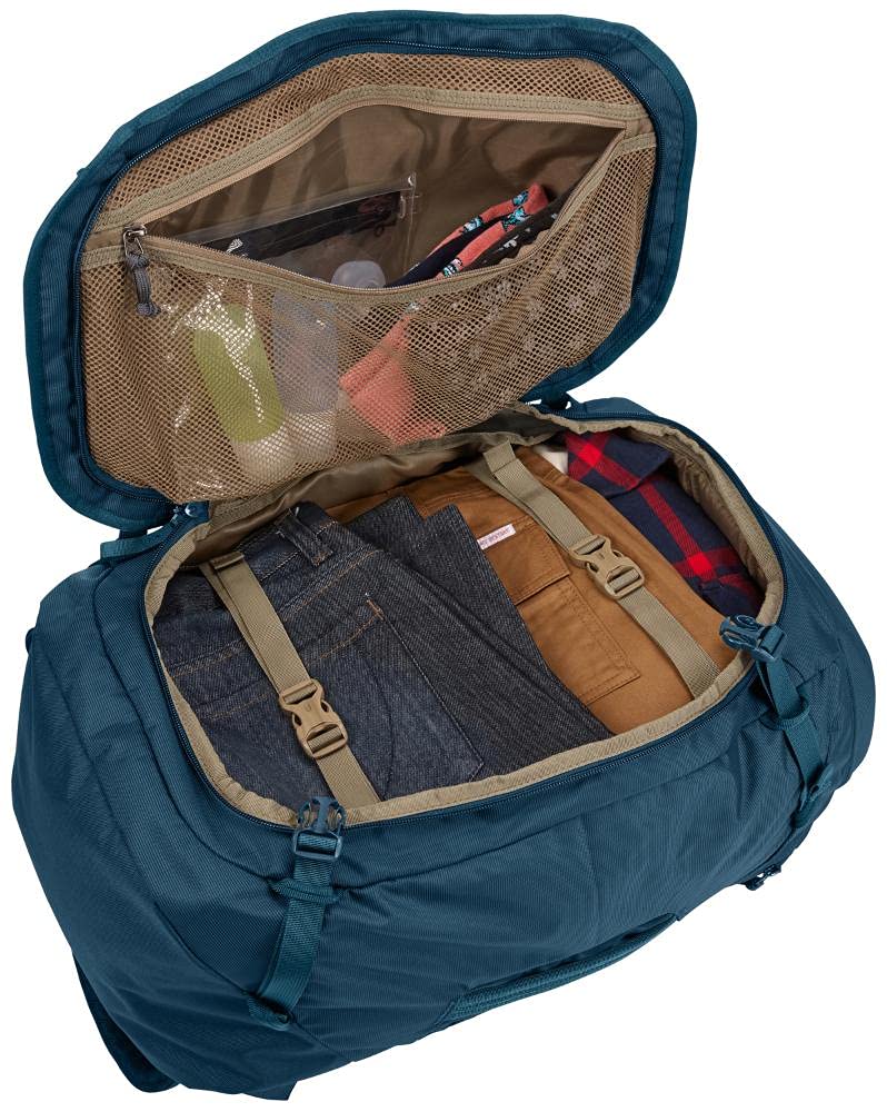 Thule Landmark 70 litros de excursión y mochila de viaje para mochileros Mujer Azul