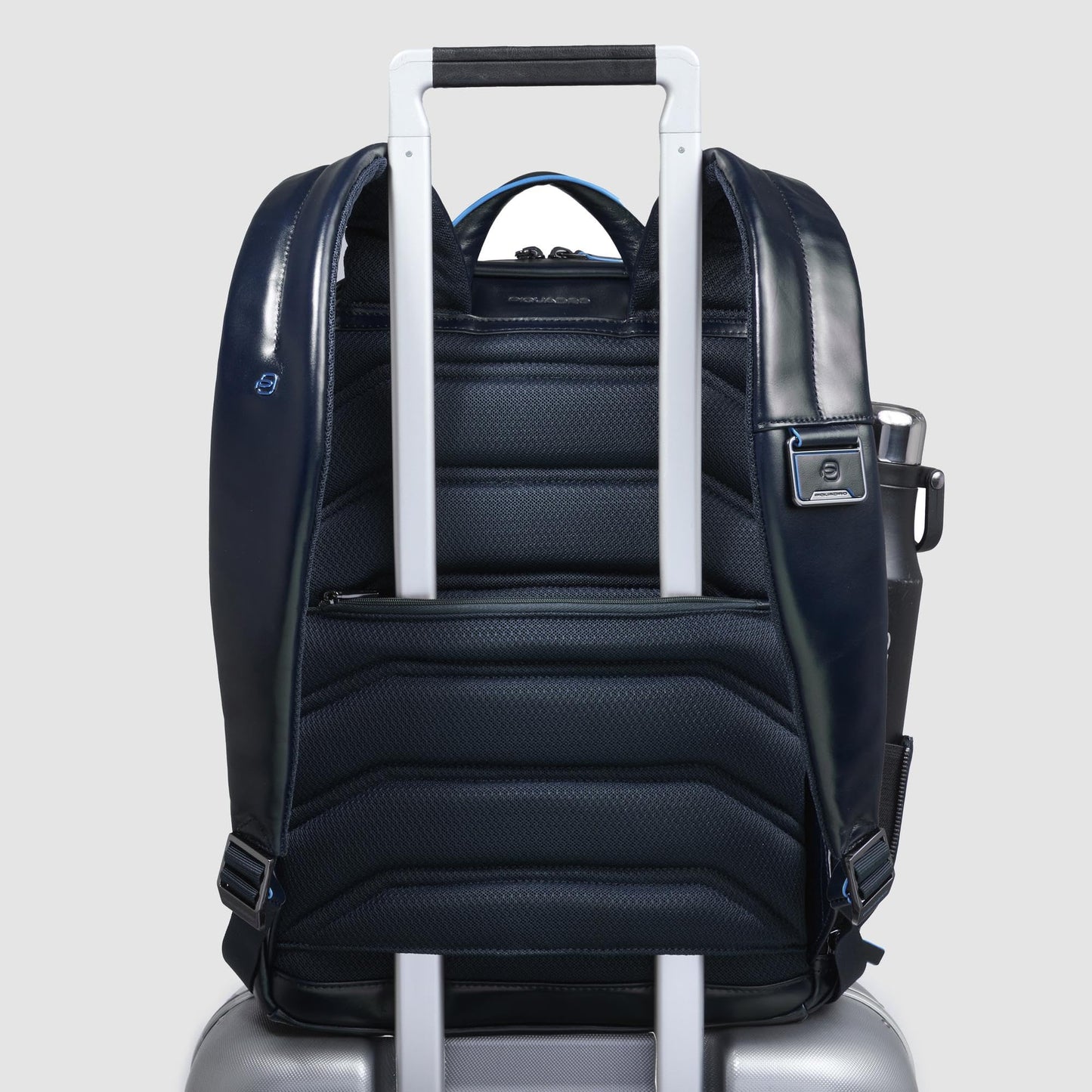 Piquadro Mochila Escolar, Azul