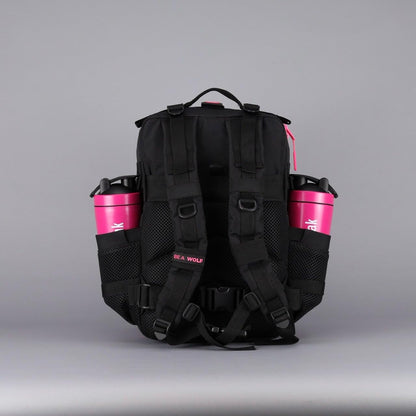 WOLFpak Mochila 35L, Negro con rosa neón, Talla única, Mochila